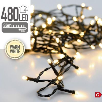 5. CHRISTMAS LIGHTS LIGHT CHAIN 480 LED WARM WHITE