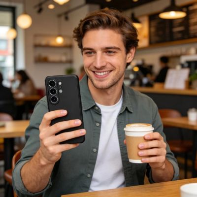 7. Tech-Protect Silicone MagSafe Case for Samsung Galaxy S26 Ultra - Black