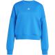 2. adidas Essentials Small Logo Feelcozy Women's Sweatshirt Blue KC5280