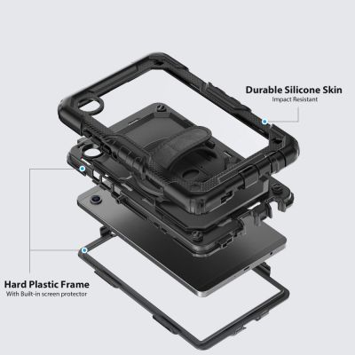 17. Tech-Protect Solid Case for Samsung Galaxy Tab A9 / A11 8.7 X110 / X115 / X133 / X135 - Black