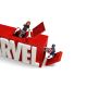 5. LEGO MARVEL SUPER HEROES 76313 MARVEL logo with minifigures