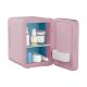 2. Mini fridge with LED makeup mirror ELLE 4L purple