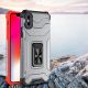 8. Crystal Ring Case Kickstand Tough Rugged Cover for iPhone XS Max red