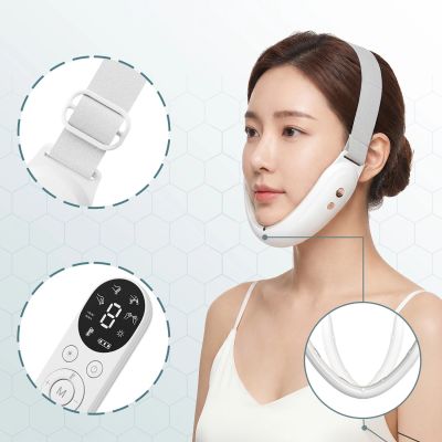 6. Belleskin by MAXGROOM M-170 EMS LED Face and Chin Massager - White