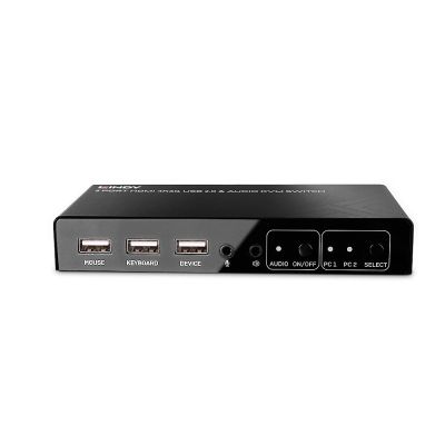 4. Lindy 32809 KVM Switch Black
