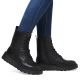 9. Women’s black lined leather ankle boots Rieker 70401-00