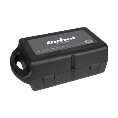 6. REBEL ACTIVE ADJUSTABLE CHROME DUMBBELLS IN CASE WITH BAR, 20 KG SET