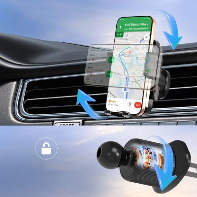 9. Wozinsky WUS-CF29 3-in-1 Car Holder for Dashboard, Windshield and Air Vent - Black