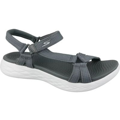 5. Skechers On The Go 600 Sandals 15316-CHAR Gray