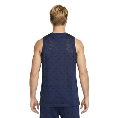 5. Air Jordan x Paris Saint Germain Mesh Jersey Midnight Navy/White - DB6478-410