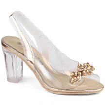 Transparent Potocki W WOL229A gold sandals