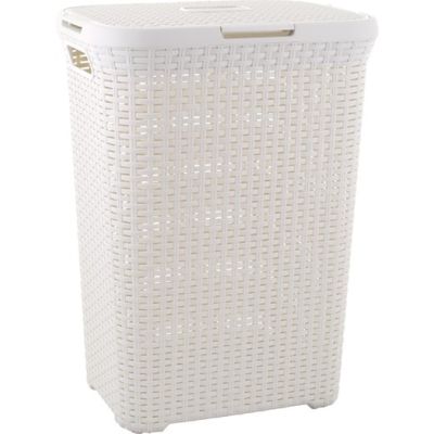 Curver Style 3253920707000 Laundry Basket 60 l Square Rattan White
