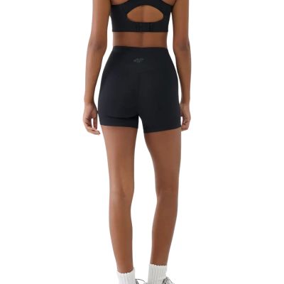 4. Women's shorts 4F FNK F086 deep black 4FWSS26TFSTF086 20S