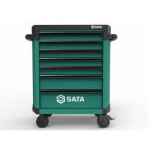 SATA 7-drawer workshop trolley ST95113G PRO green 299 pcs.