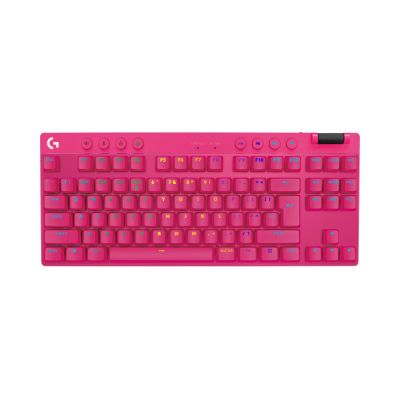 3. Logitech PRO X TKL Keyboard Pink