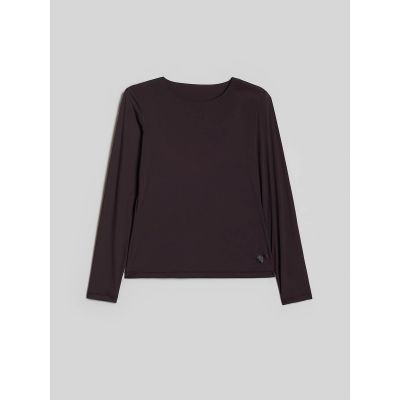 6. Women's training longsleeve slim quick-drying 4F 4FRAW26TFLOF0733-80S