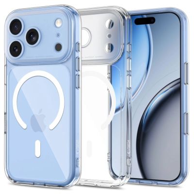 Tech-Protect MagPeak MagSafe CC Case for iPhone 17 Pro Max / 18 Pro Max - Clear