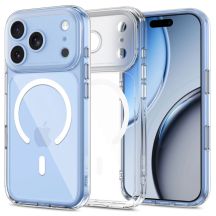Tech-Protect MagPeak MagSafe CC Case for iPhone 17 Pro Max / 18 Pro Max - Clear