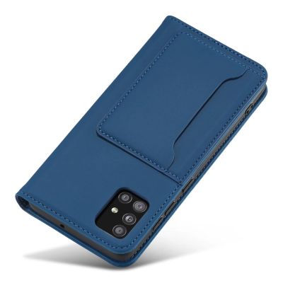 7. Magnet Card Case for Xiaomi Redmi Note 11 Pro Pouch Card Wallet Card Holder Blue