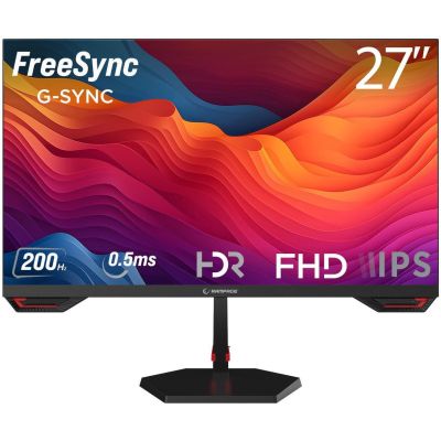 27" Rampage Crimson FHD 200Hz 1ms Fast IPS gaming monitor