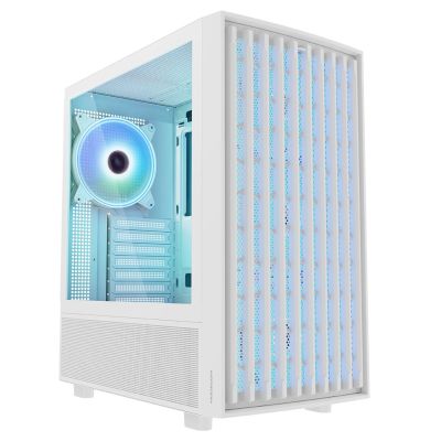 3. MODECOM BREEZE ARGB FLOW MIDI USB TYPE-C CASE WHITE