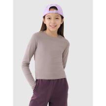 Longsleeve slim smooth girls 4F 4FJRSS25TLONF505-83S