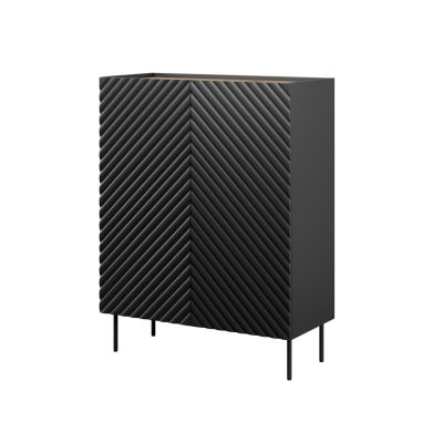 2D2SZ ONDA bookcase 98x45x127 black