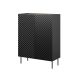 2D2SZ ONDA bookcase 98x45x127 black
