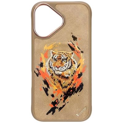 2. Nimmy Tiger MagSafe case for iPhone 16 - brown