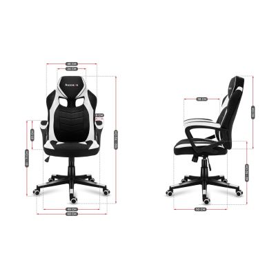 24. Huzaro Force 2.5 White Mesh Gaming Chair