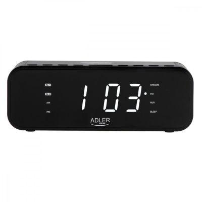 7. ADLER AD 1192b black clock radio