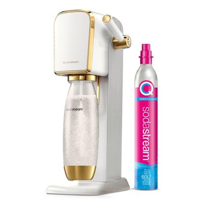 Sodastream ART white gold with 1L PET bottle