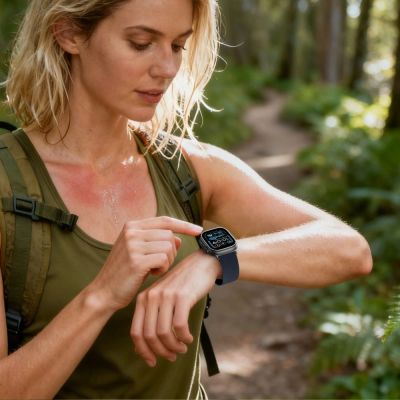 4. Tech-Protect Nylon Pro Strap for Apple Watch (44 / 45 / 46 / 49 mm) - Navy Blue