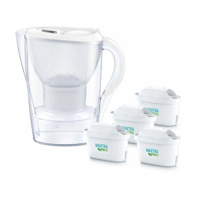 2. Brita Marella filter jug + 4 Maxtra Pro PP cartridges (2.4l; white)