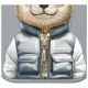 9. Nimmy Cool&Cute 2.0 Bear Case for iPhone 15 Pro - Gray