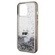 6. Karl Lagerfeld Liquid Glitter Choupette case for iPhone 13 Pro Max - transparent