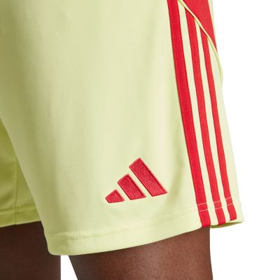 11. Men's adidas Tiro 24 shorts yellow and red JI6090