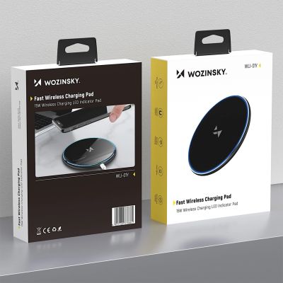 6. Wozinsky WLI-01Y 15W Qi Inductive Charger with USB-C Cable - Black