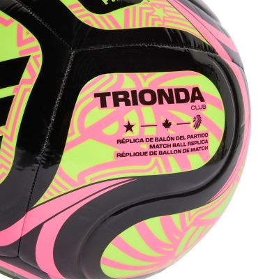 8. adidas World Cup 26 Trionda Club Football Black, Pink, and Green JD8053