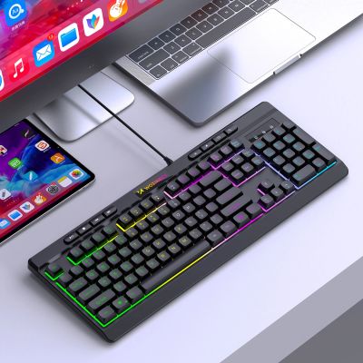 9. Wozinsky WKG-1044 Wired Backlit Membrane Gaming Keyboard - Black