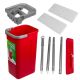 2. GREENBLUE FLAT MOP WITH BUCKET AND MAXICLEAN WRINGER + TWO MICROFIBER HQ CARTRIDGES, CAPACITY 8L GB870