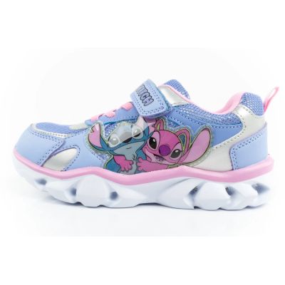 2. Leomil Stitch children's sports shoes, lightweight sneakers with Velcro LED