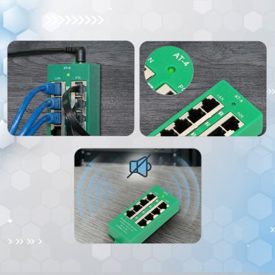 10. Extralink Gigabit PoE Injector 4 Port Active, 4 Gigabit 802.3at/af ports, Mode A