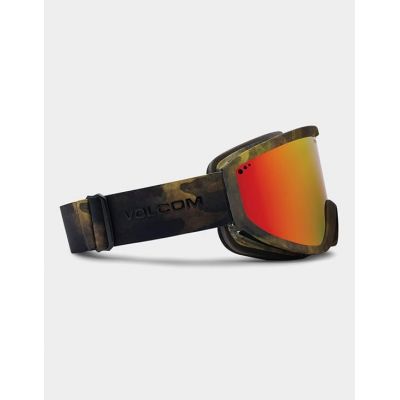 2. Volcom Footprints Snowboard Goggles for Men/Women, Ski, Winter, Sports, Red (VG0622103)