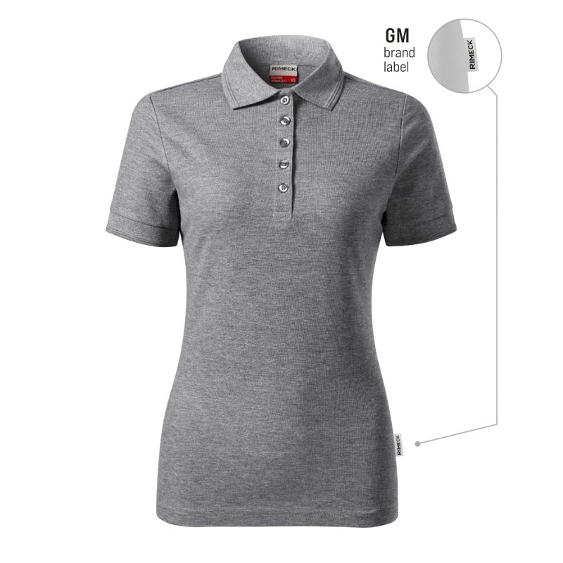 Reserve Women's Polo Shirt (Dark Gray Melange (Brand Label))