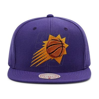 2. Mitchell &amp; Ness NBA Phoenix Suns Team Ground 2.0 Snapback Suns Cap HHSS3256-PSUYYPPPPURP