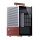 26. Jonsbo T6 Mini-Tower PC Case, Mini-ITX, Tempered Glass, Wood - Silver