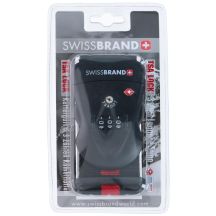 UNIVERSAL TSA LUGGAGE SECURITY STRAP WITH COMBINATION LOCK SWISSBRAND