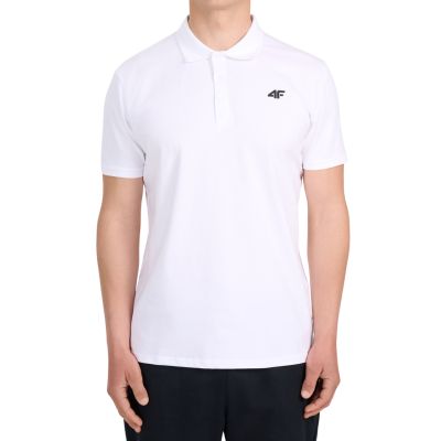 Men's polo shirt 4F M0770 white 4FWMM00TPTSM0770 10S
