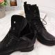5. Jezzi W JEZ254A lace-up and zipper work boots, black